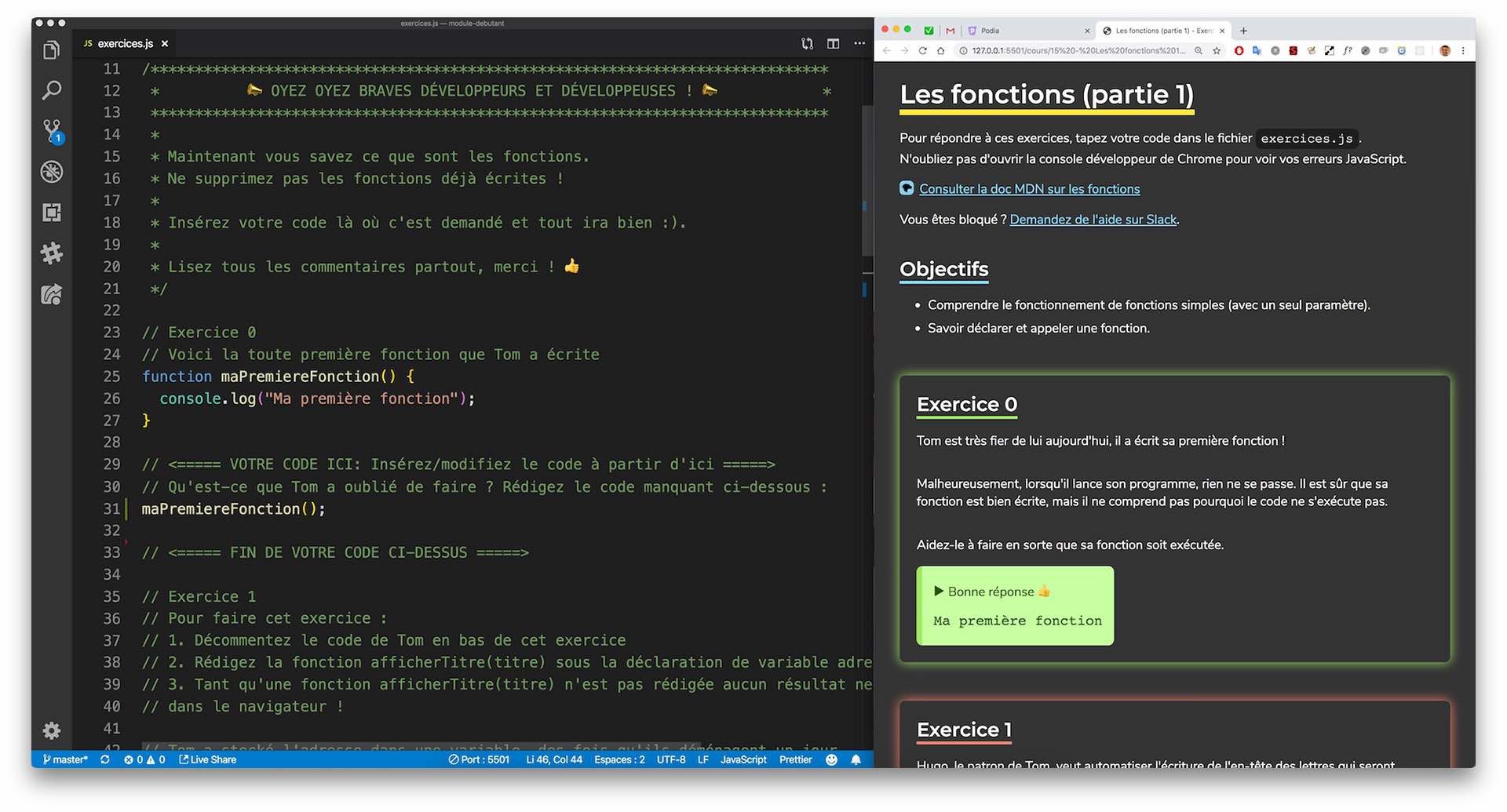 Formation JavaScript : module débutant